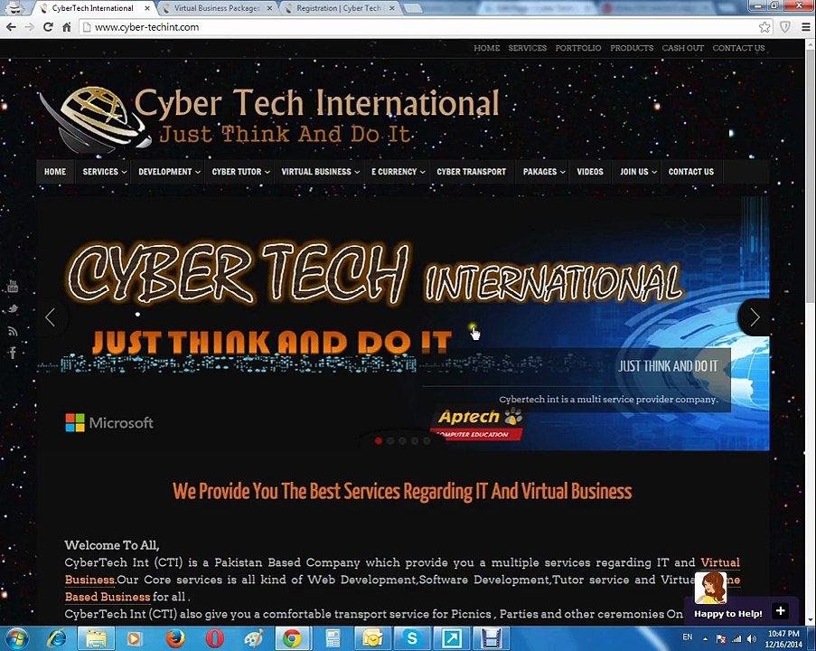 Start your virtual business through CyberTech int