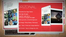 Horizonal - Single Page / One Page WordPress Theme   Download