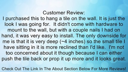 Small 5.5"h Loop Design Brown Wall / Table Top Stand Review