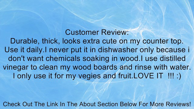 Martha Stewart Collection Cutting Board, Apple Shaped Review
