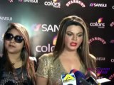 Rakhi Sawant Showing Her Wish to Meet Narendra Modi and Amit Shah At The Red Carpet of Stardust Awards