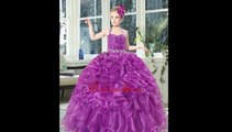 2015 popular style new little girl pageant dress