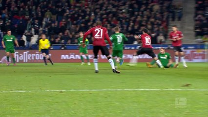 Sane strikes as Hannover sink Augsburg