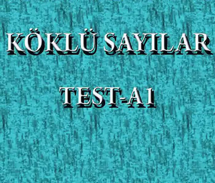 Sayılar - Matematik Konu Anlatımı - Özel Ders Merkezi