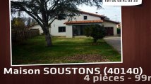 A vendre - Maison/Villa - SOUSTONS (40140) - 4 pièces - 99m²