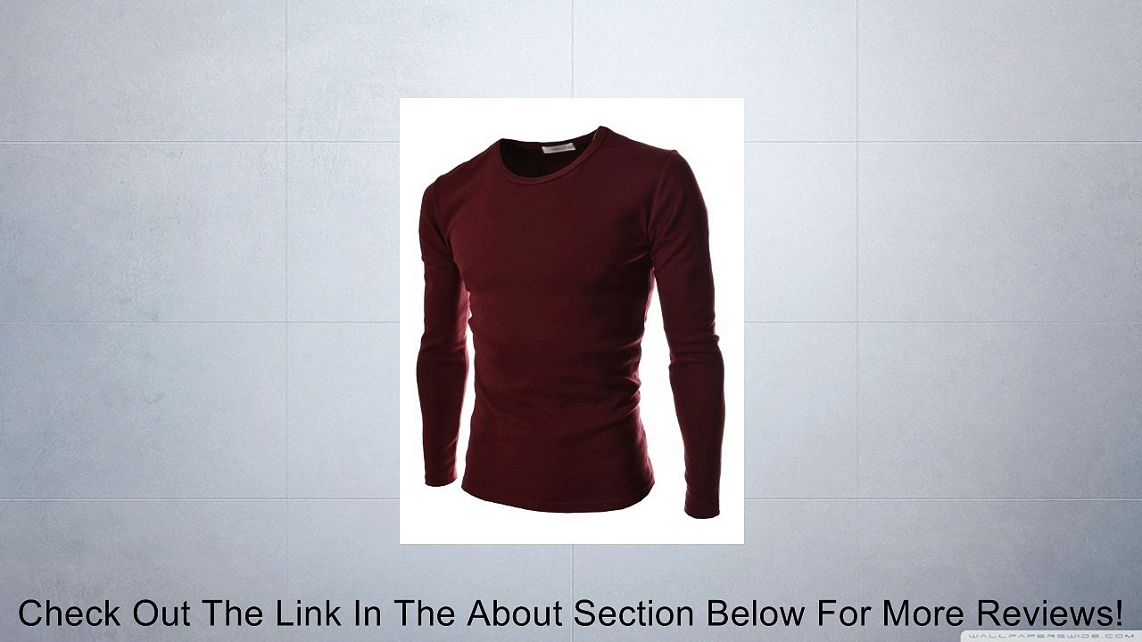 TheLees Mens Casual Slim Fit Colorful Long Sleeve Tshirts Review