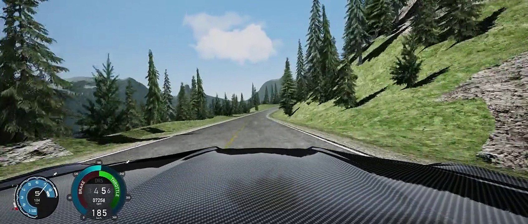 Assetto Corsa - Lake louise loop road