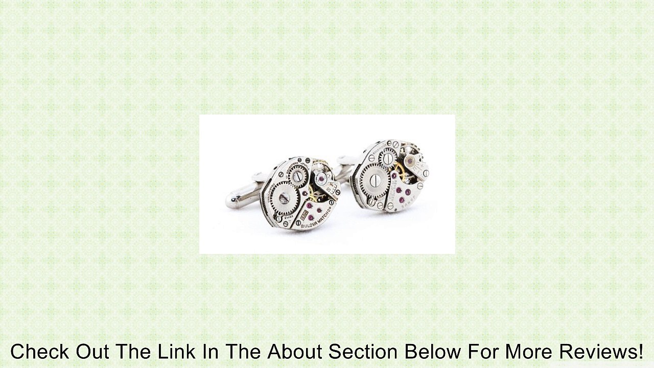 Steampunk Watch Cufflinks Review
