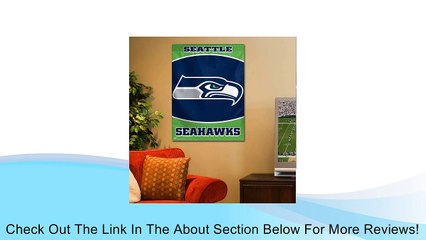 NCAA Seattle Seahawks 27'' x 37'' Vertical Banner Flag - College Navy/Neon Green Review