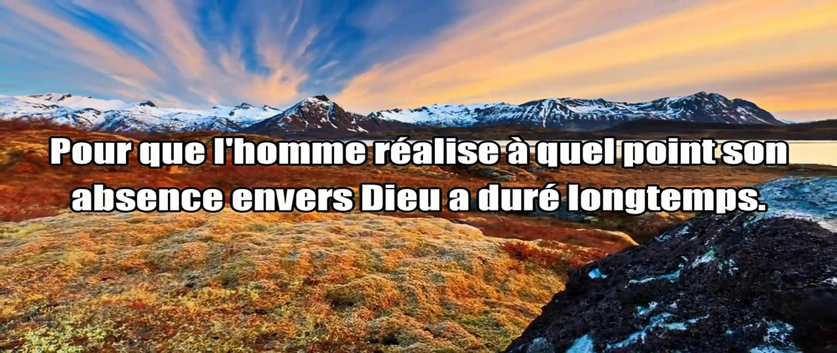 La vie (instant de méditation) - Mohamed Al Mukhtar Al Shinqiti