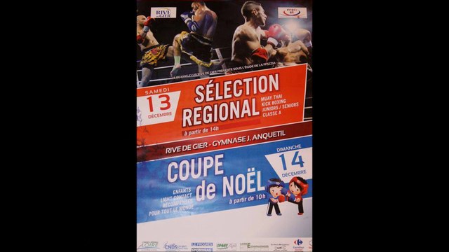 laurent finale Championnat R/Alpes de Kick Boxing Rive de Gier