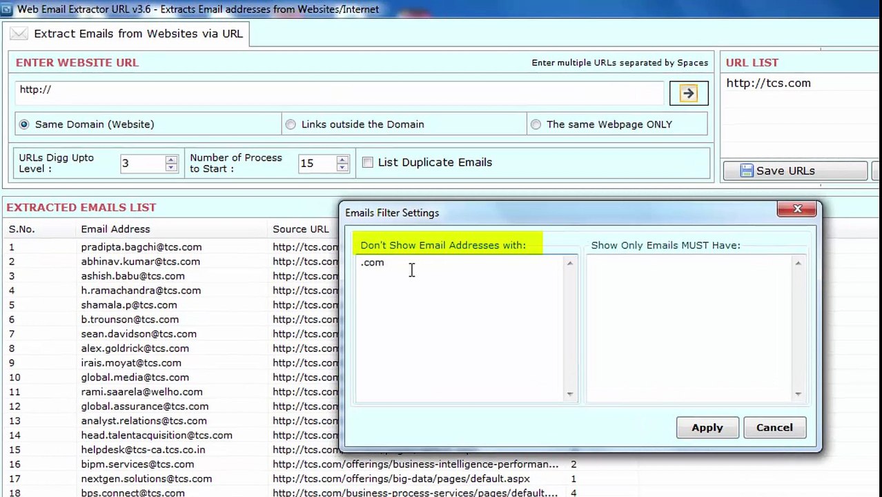 How to extract email address from URL?