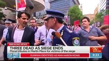 Sunrise host Natalie Barr breaks down crying on LIVE TV reporting victim in Sydney sieage
