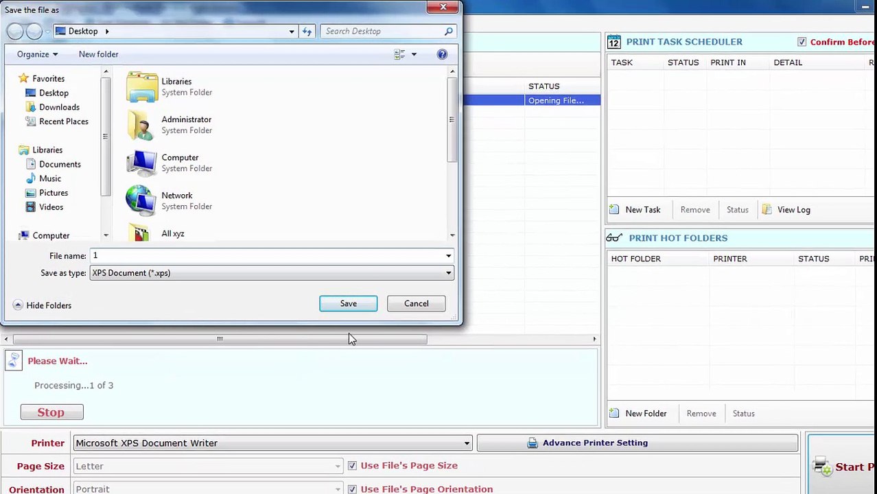 How to Print Multiple Files in batch Process?