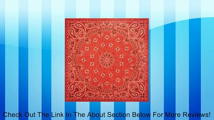 Western Paper 12"X12"-Red Bandana  25 per pack Review