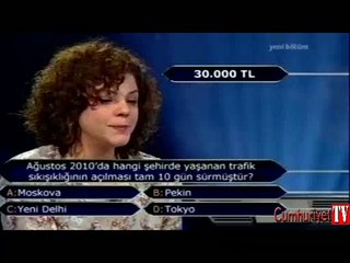 Yarışmacıdan Selçuk Yöntem'i şaşırtan yanıt