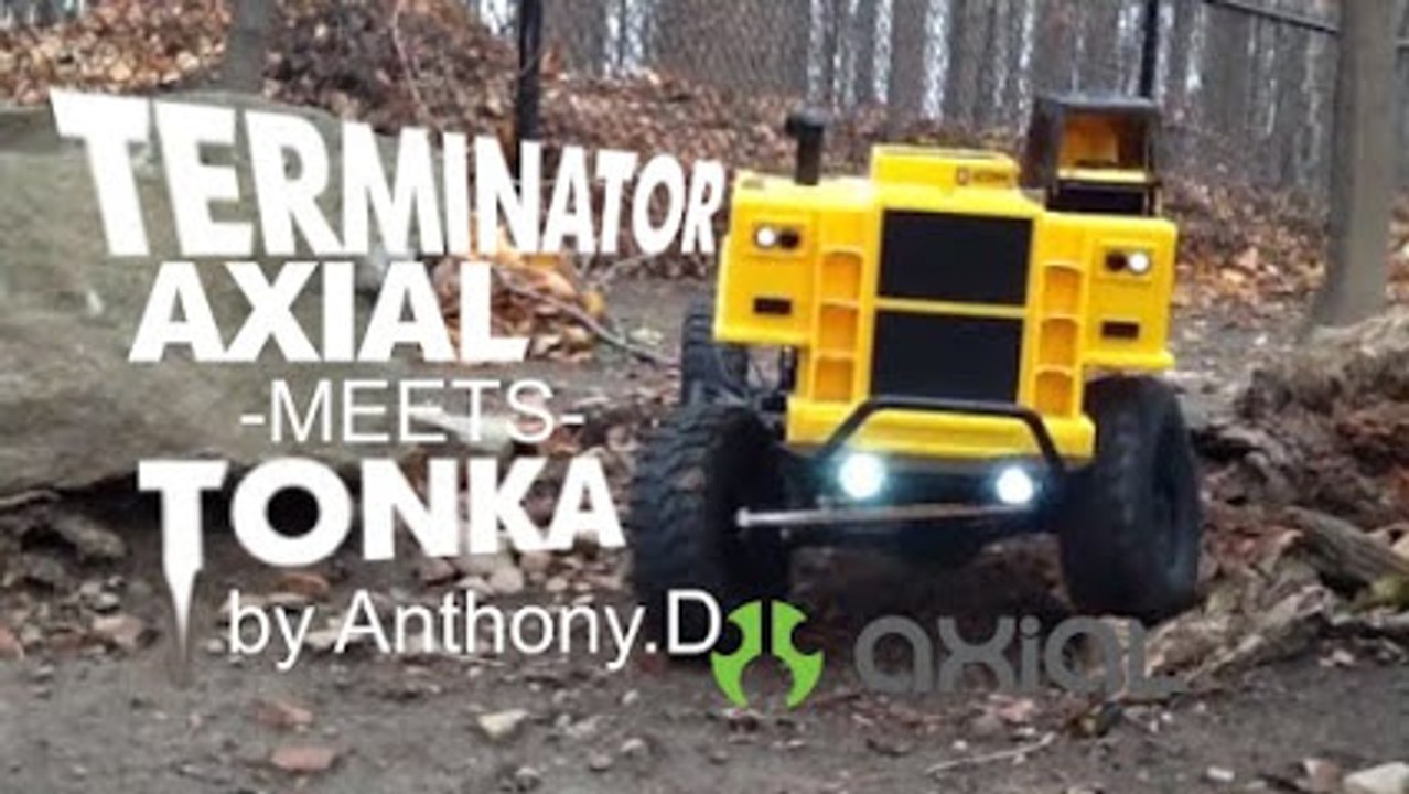 AXIAL SCX10 MEETS TONKA/ TERMINATOR TRANSFORMER BUILD PROJECT