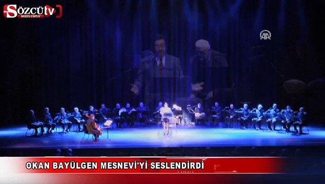 Okan Bayülgen Mesnevi'yi seslendirdi