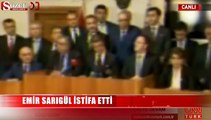 Emir Sarıgül istifa etti!