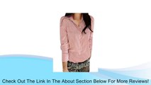 Allegra K Women Button Down Long Sleeve Shirt Casual Chiffon Tops Review