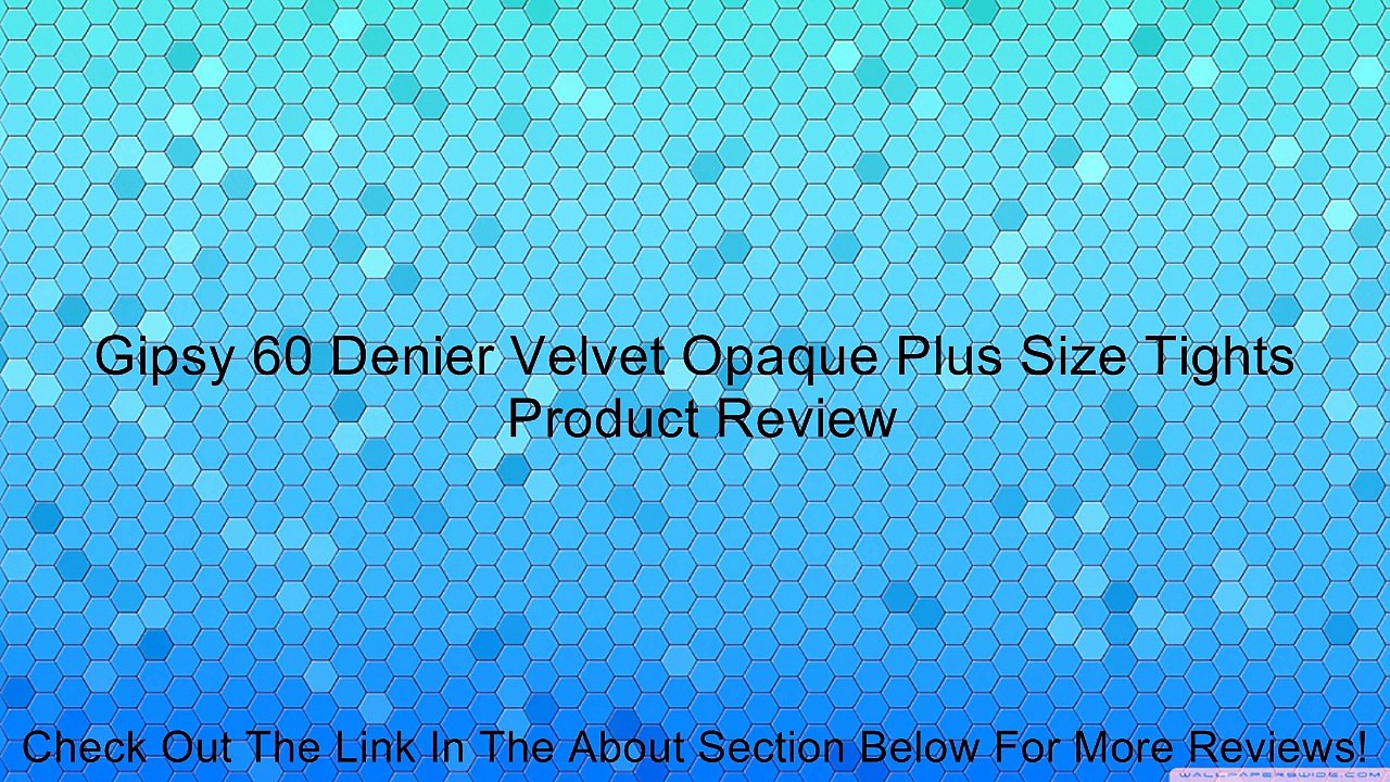 Gipsy 60 Denier Velvet Opaque Plus Size Tights Review
