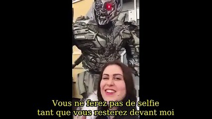 selfie avec Mégatron