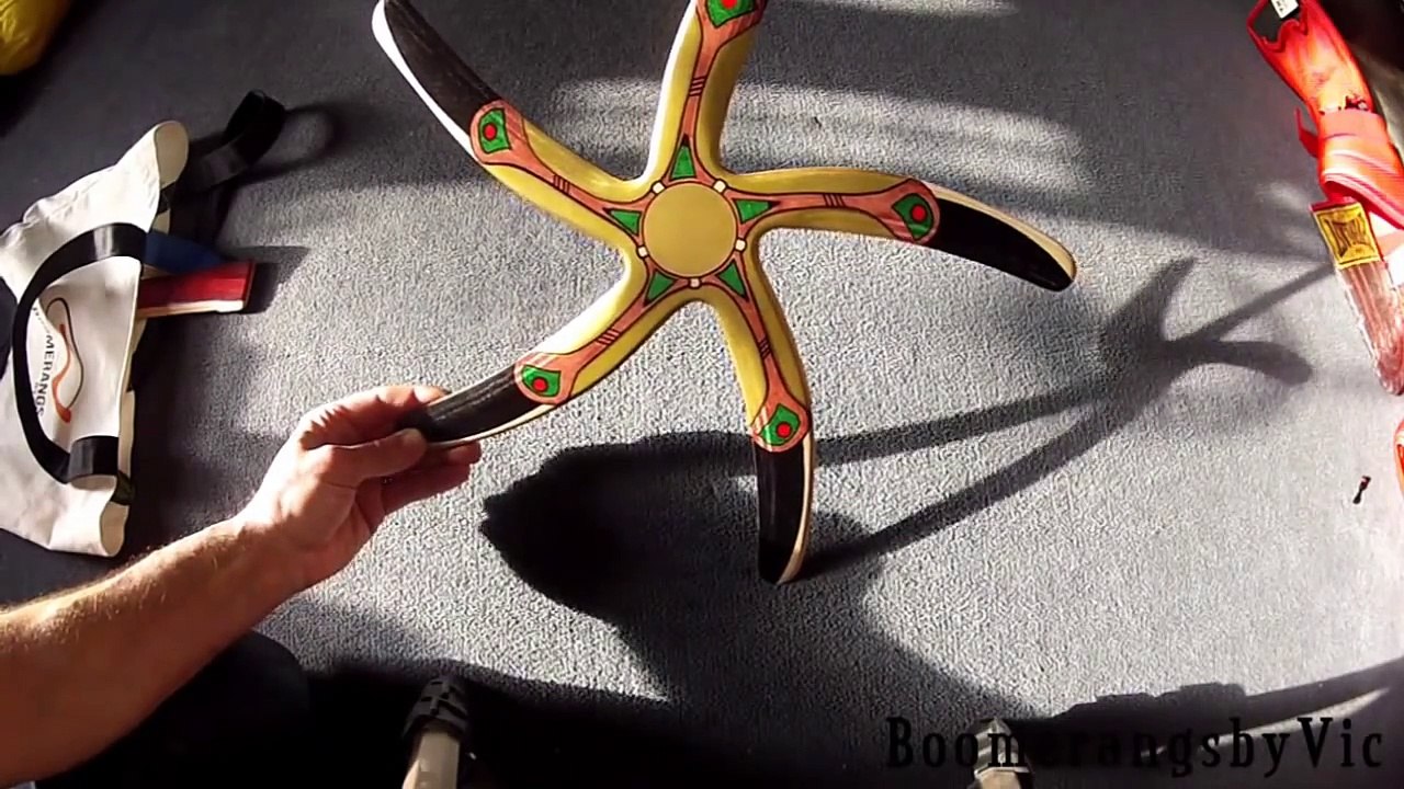 6 video game weapons into boomerangs