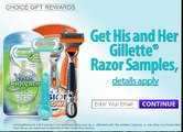 Grab $100 Beauty Samples ( Gillette Disposable Razors )