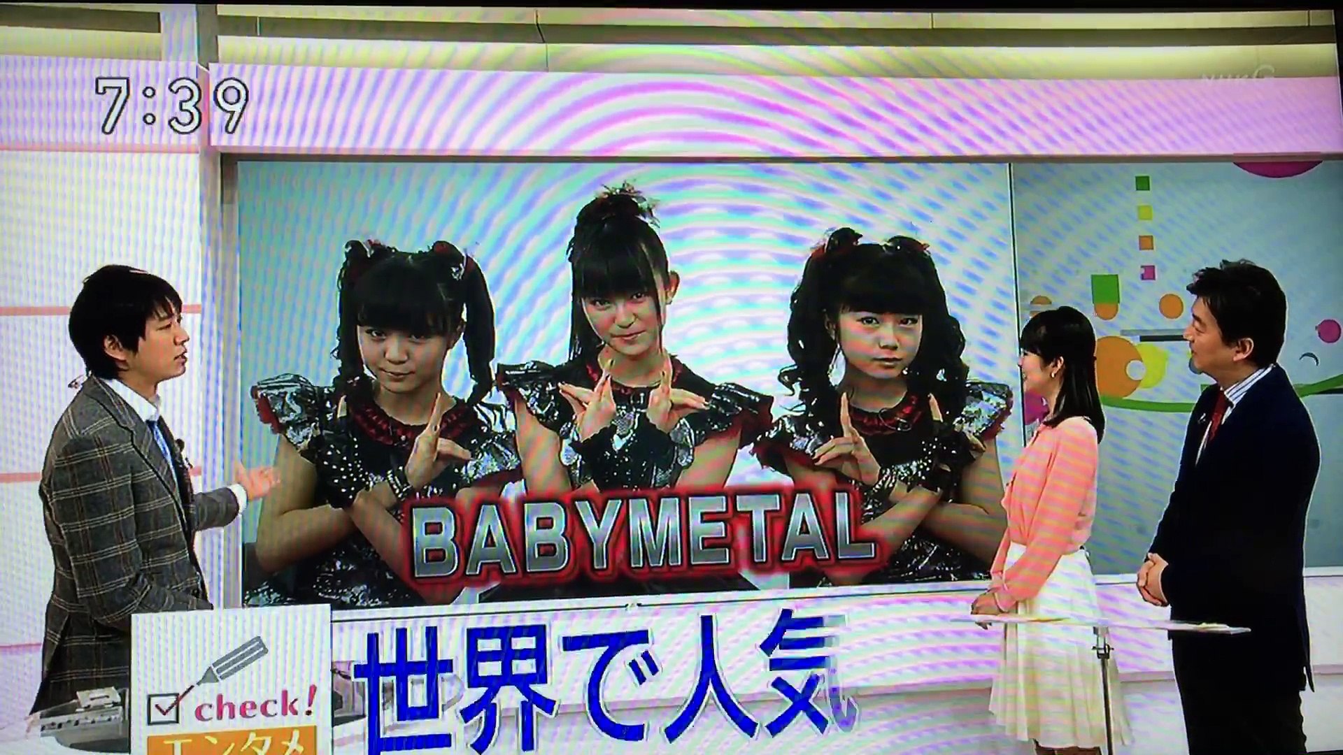 Nhk おはよう日本 Babymetal 動画 Dailymotion