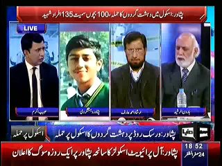 Video herunterladen: Haroon Rasheed Great Analysis That Who Is Responsible For This Peshawar Attack