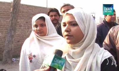 Army public school teacher talking with DawnNews