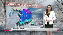 Freezing temperatures seen across entire nation