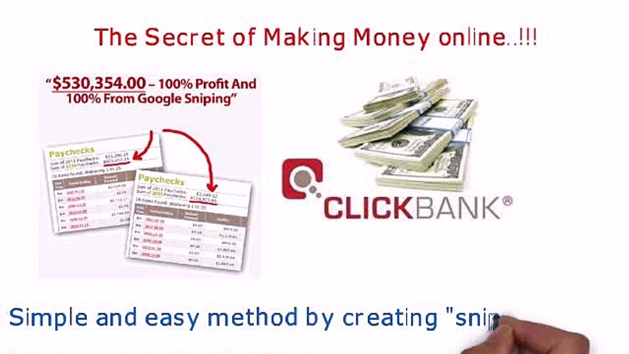Easy earn money online with google sniper