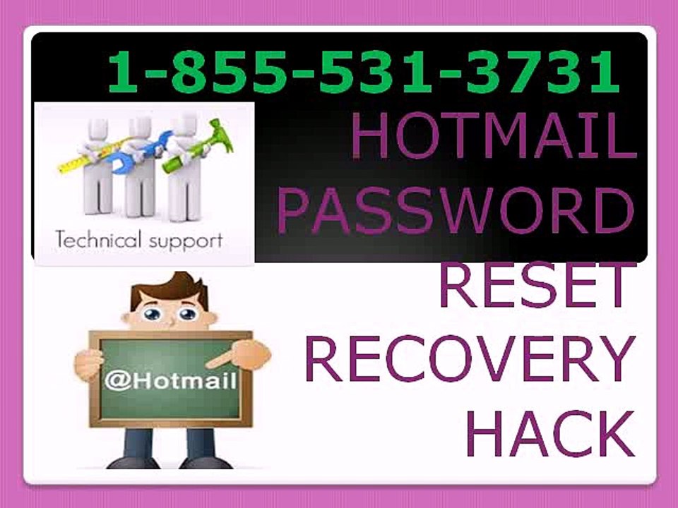 HOTMAIL 1-855-531-3731 password reset recovery hack