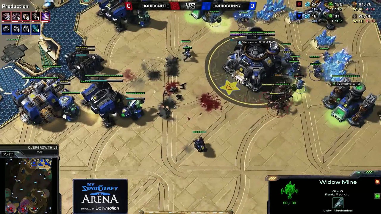 Snute (Z) vs. Bunny (T) - MyStarCraft Arena #2 powered by Dailymotion StarCraft II Heart of the Swarm