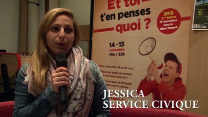 Et toi, t'en penses quoi ? Bernay 2014 : Jessica, en service civique
