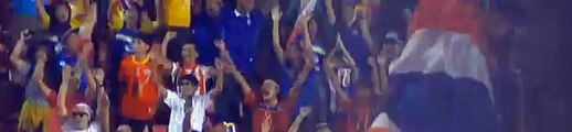 Thailand vs Malaysia 1-0 Chappuis Goal - AFF Suzuki Cup 2014