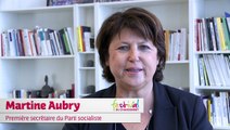 Festival du changement - Message de Martine Aubry