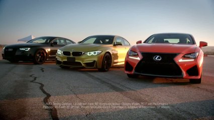 La Lexus RC-F meilleure que la BMW M4 et l'Audi RS5 sur circuit ?