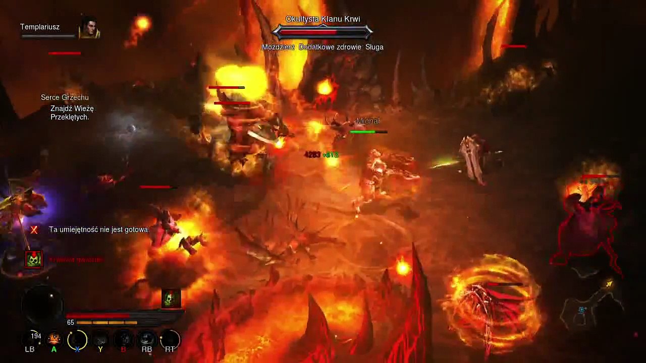 Diablo III Reaper of Souls #1 Sieje rozpierdol i zniszczenie oraz zdobywam 66 poziom (HD)