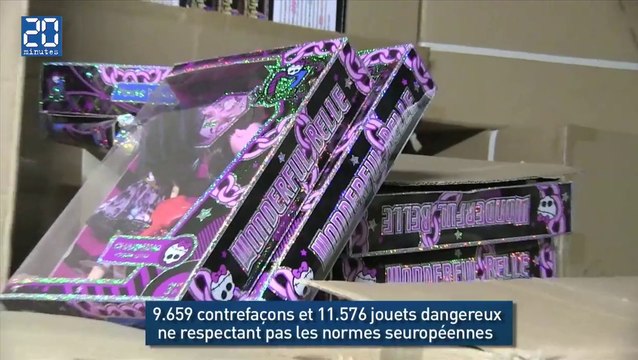 Saisie de 20.000 jouets contrefaits