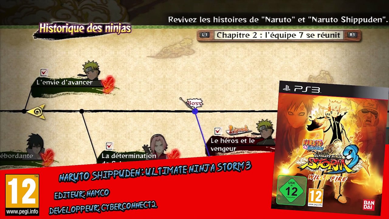 Naruto Shippuden : Ultimate Ninja Storm 3 - Le Héros et le vengeur(Héros)
