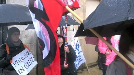 Manifestation contre la sortie de ZEP des collèges de Brienon et Paul-Bert à Auxerre