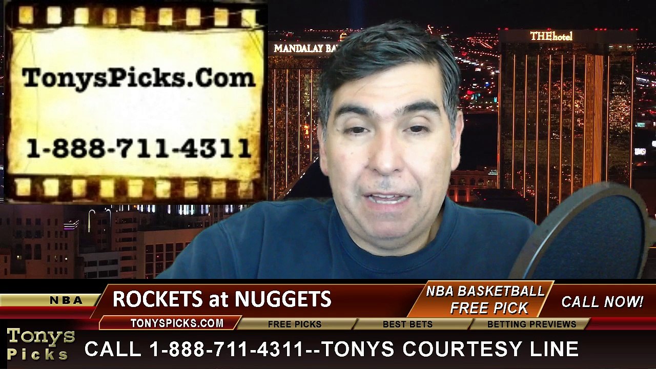 Denver Nuggets vs. Houston Rockets Free Pick Prediction NBA Pro Basketball Odds Preview 12-17-2014