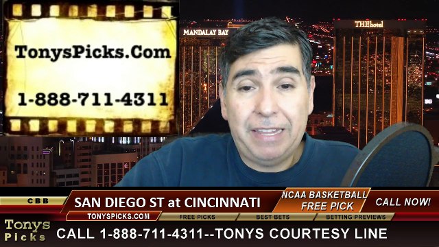 Cincinnati Bearcats vs. San Diego St Aztecs Free Pick Prediction NCAA College Basketball Odds Preview 12-17-2014