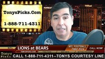 Chicago Bears vs. Detroit Lions Free Pick Prediction NFL Pro Football Odds Preview 12-21-2014