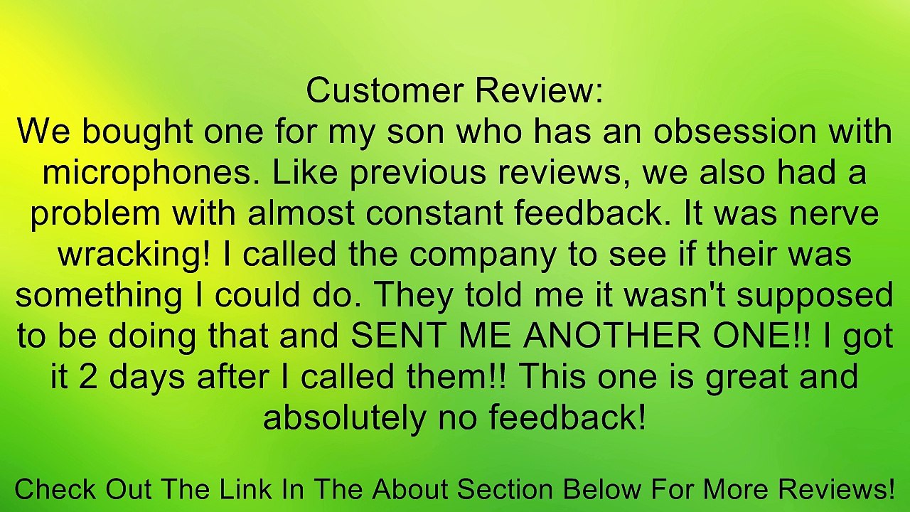 First Act WS102 Dynamic WrapStar Microphone, Cardioid - Blue Review