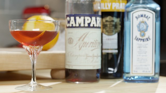 Classic Negroni Cocktail Recipe - LeGourmetTV