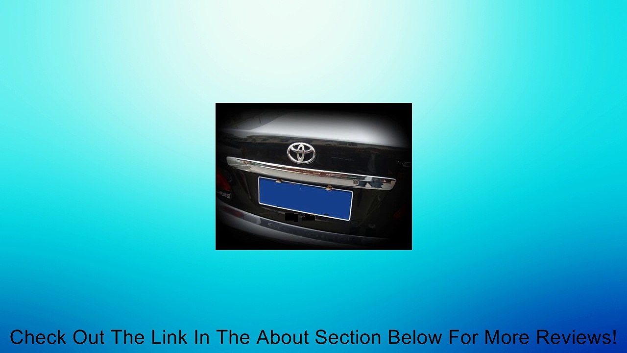 Chrome Rear Door Tailgate Hatch Trunk Lid Plate Trim Cover For Corolla 09-11 Review