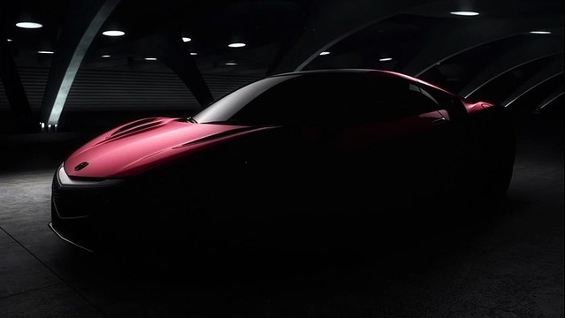 Premier teaser de l’Acura NSX attendue de série en janvier 2015 à Detroit